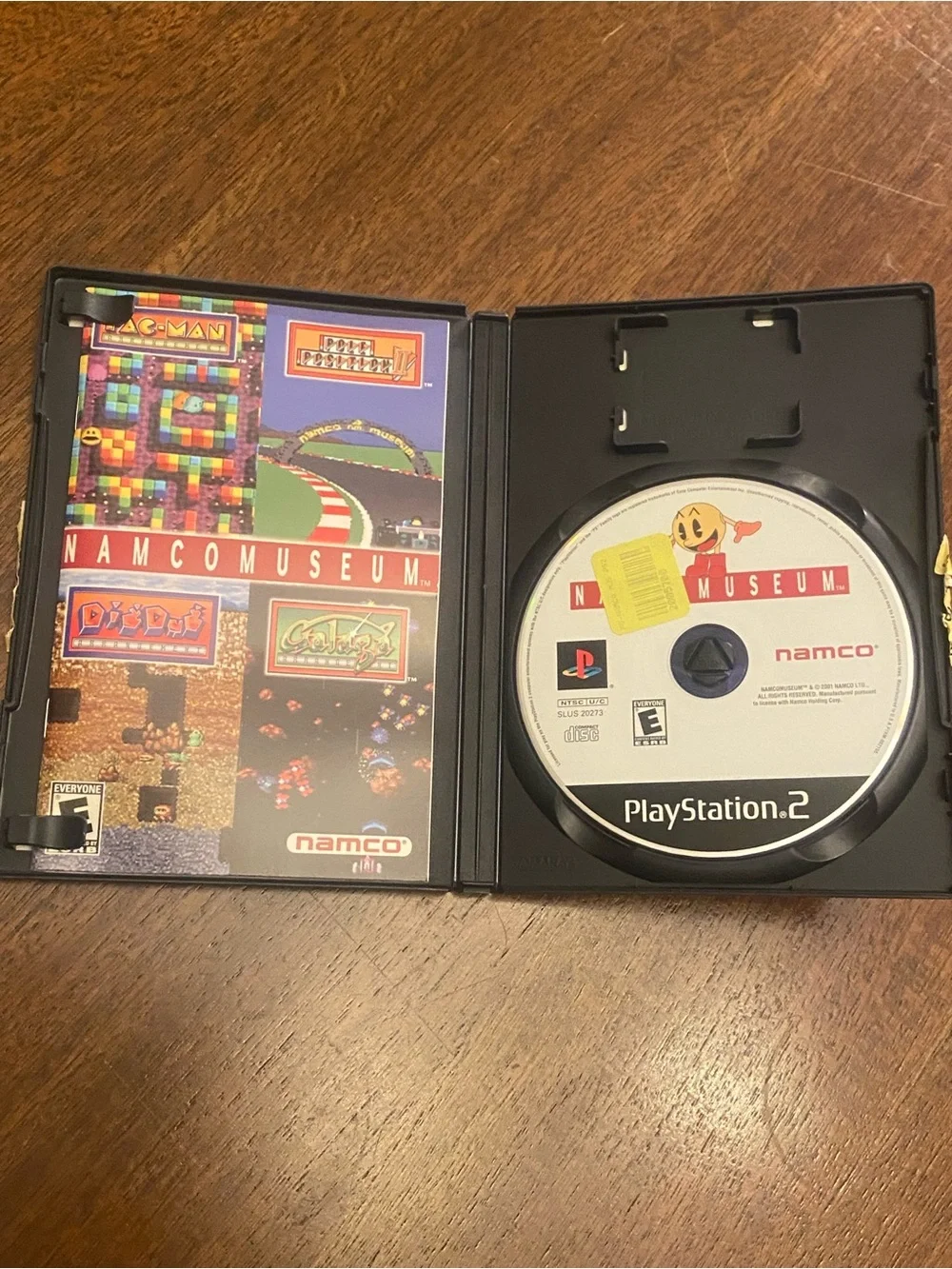 Namco Museum PS2 PlayStation 2 2001 Black Label CIB Complete Pac-Man Galaga